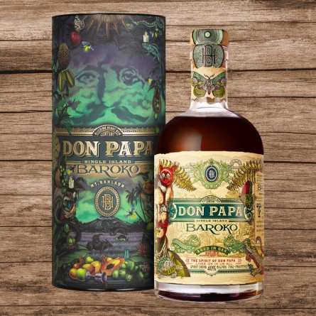 Rum Don (Spirit Baroko Geschenkbox mit Papa 0,7L Drink) 40%