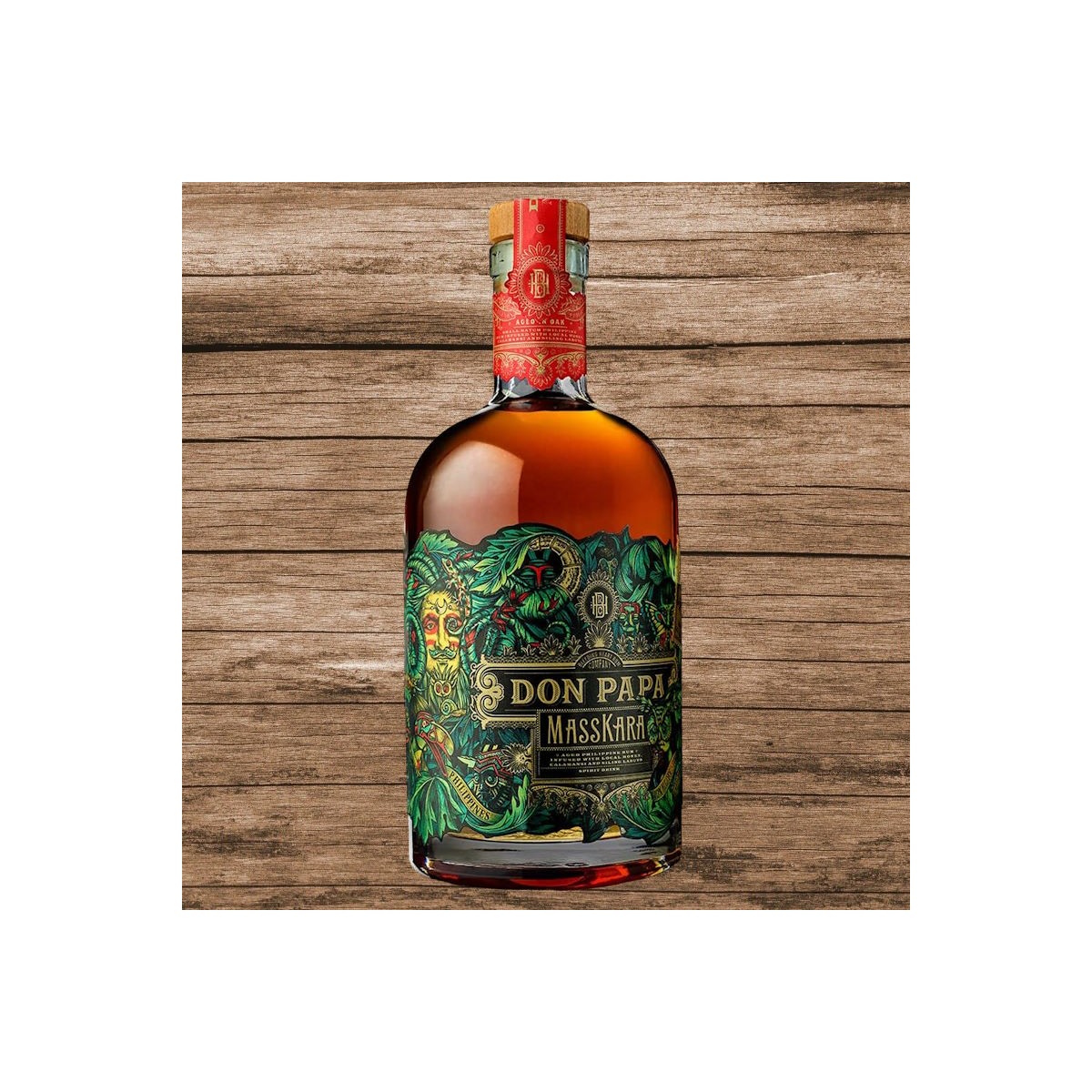 0,7L (Spirit Drink) MassKara Geschenkdose 40% Don Rum Papa inkl.